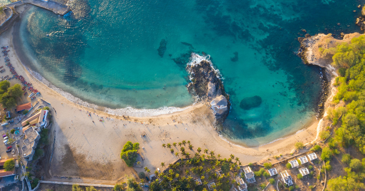 Birdseye view of Cape Verde Beach