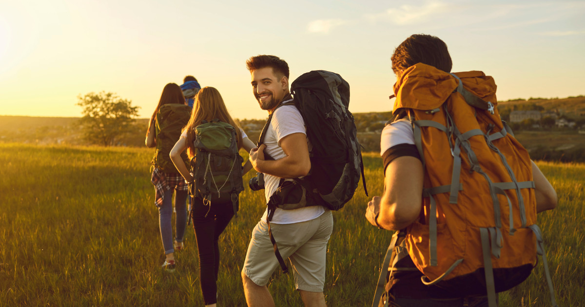 A group going hiking