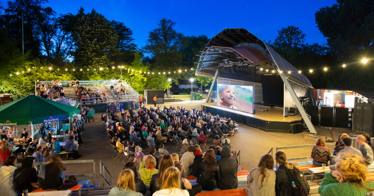 open air screening  at Vondelpark Openluchttheate