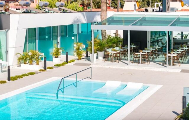 🌅 Hotel Nayra, Gran Canaria 🌅

Set in the heart of Playa del Inglés, Hotel Nayra is adults-only, LGBTQ+ friendly, and steps away from the famous Yumbo Centre, the epicentre of Gran Canaria’s gay scene.

LGBTQ+ Highlights:
🌈 Steps from the Yumbo Centre’s bars & drag shows
🌈 Stylish, peaceful retreat perfect for couples
🌈 Warm and welcoming service to all guests
🌈 Ideal mix of beach days and lively nights

📞 Call us: 01422 823219
📧 Email us: <span style=