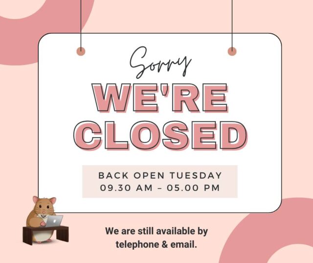 Closed Today – Back Soon! ‼️

Our shop is closed today (Saturday), but don’t worry — we’ll be back open on Tuesday, ready to help you plan your next getaway! 🌴✈️

You can still email, and we will respond as soon as we can.

Thanks for your patience and have a great weekend!

— Team Hamster 🐹💛