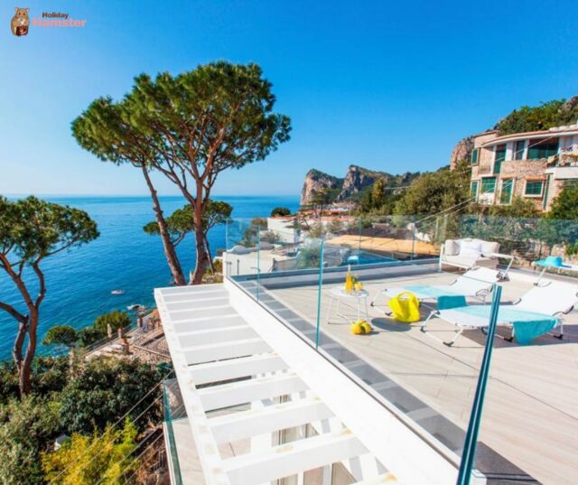 🇮🇹 Villa Sea Gem, Marina del Cantone, Italy 🇮🇹

This luxury 6-bedroom villa on the Amalfi Coast offers breathtaking views, elegant interiors, and the perfect setting for a summer escape filled with style and sunshine 🌊🍋

📍Marina del Cantone, Italy – Ideal for families, friends, or couples looking to explore the Amalfi Coast in total comfort and privacy.

✨ What makes it special?
✔️ Sleeps up to 12 – 6 bedrooms, 6 bathrooms
✔️ Private pool with panoramic coastal views
✔️ Spacious terrace & BBQ area – made for golden hour dining
✔️ Air conditioning throughout for cool comfort
✔️ Parking available – ideal for exploring nearby towns like Positano & Sorrento

Dreaming of Italian sunshine, sea views, and sunset dinners? 🌅
This villa ticks all the boxes 🐹

📞 Call us: 01422 823219
📧 Email us: <span style=
